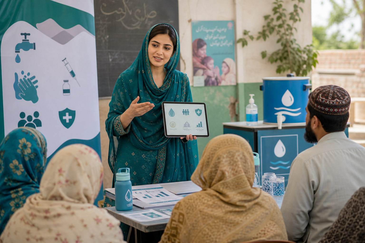 Urdu public health education in a community learning setting